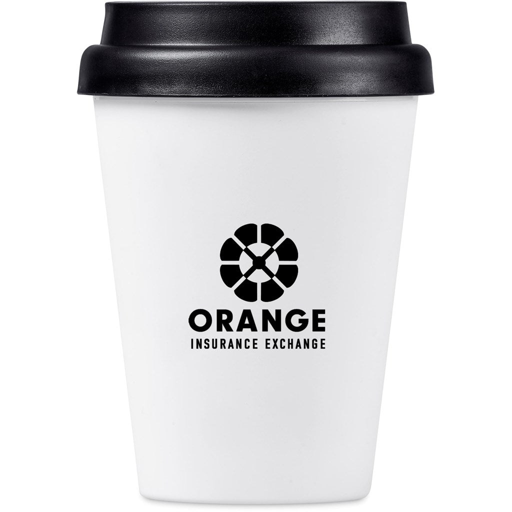 Altitude Perk Recycled Plastic Double-Wall Tumbler – 300ml - Solid White