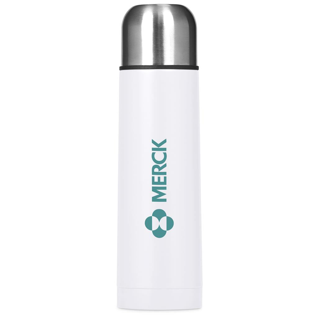 Altitude Alpaca Stainless Steel Vacuum Flask – 500ml - Solid White