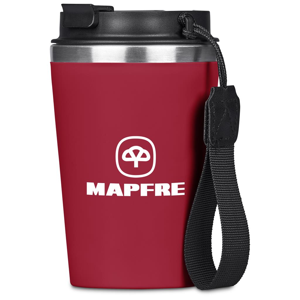 Kooshty Luca Stainless Steel & Plastic Double-Wall Tumbler – 350ml - Red