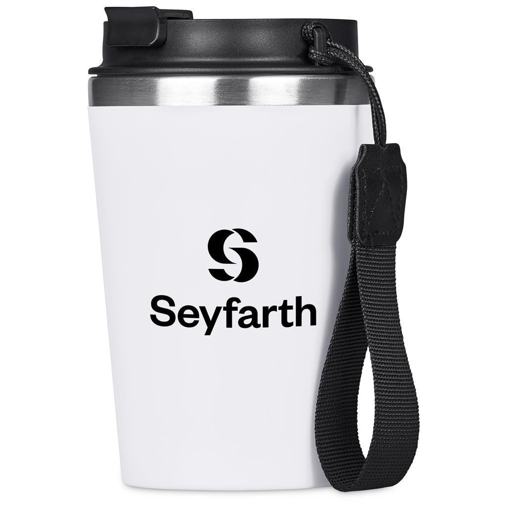 Kooshty Luca Stainless Steel & Plastic Double-Wall Tumbler – 350ml - Solid White