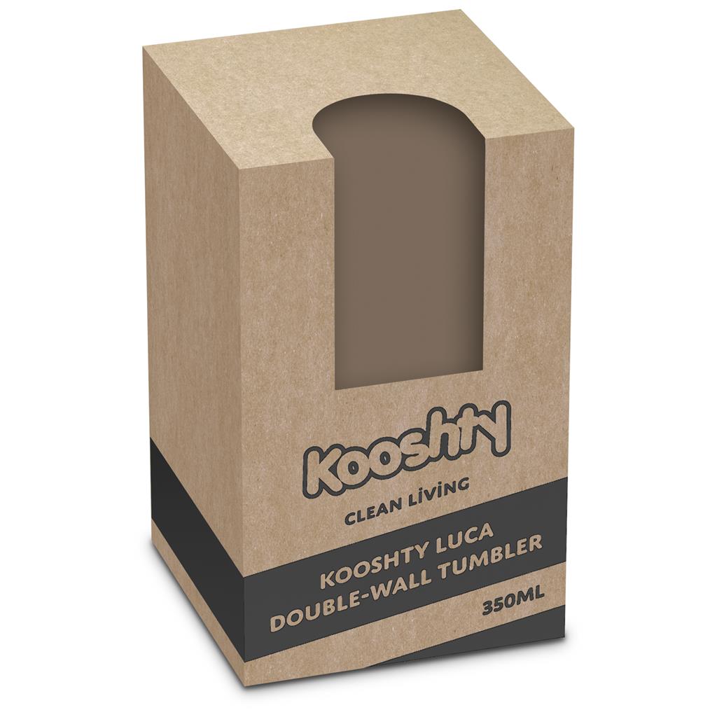 Kooshty Luca Stainless Steel & Plastic Double-Wall Tumbler – 350ml