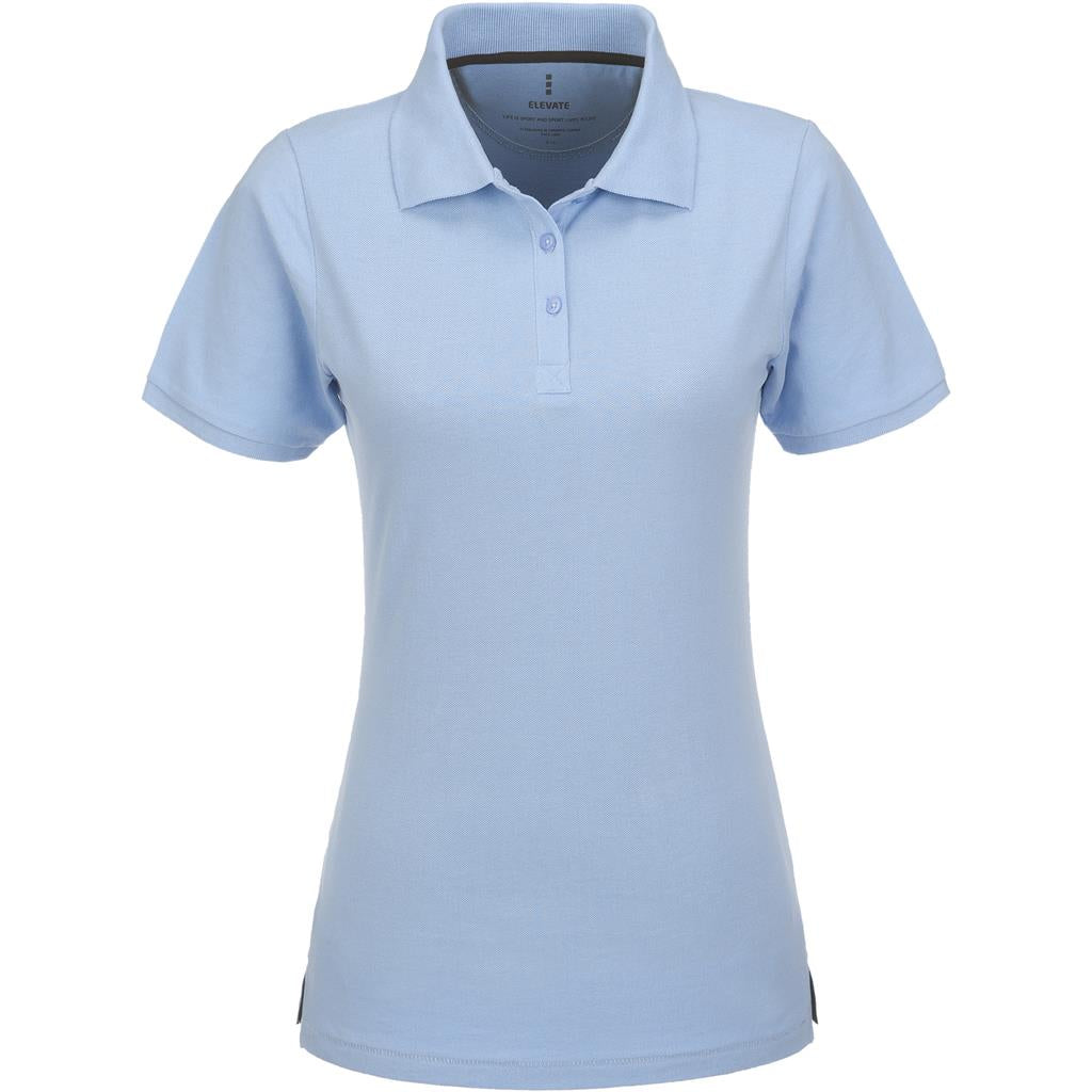 Ladies Calgary Golf Shirt - Light Blue