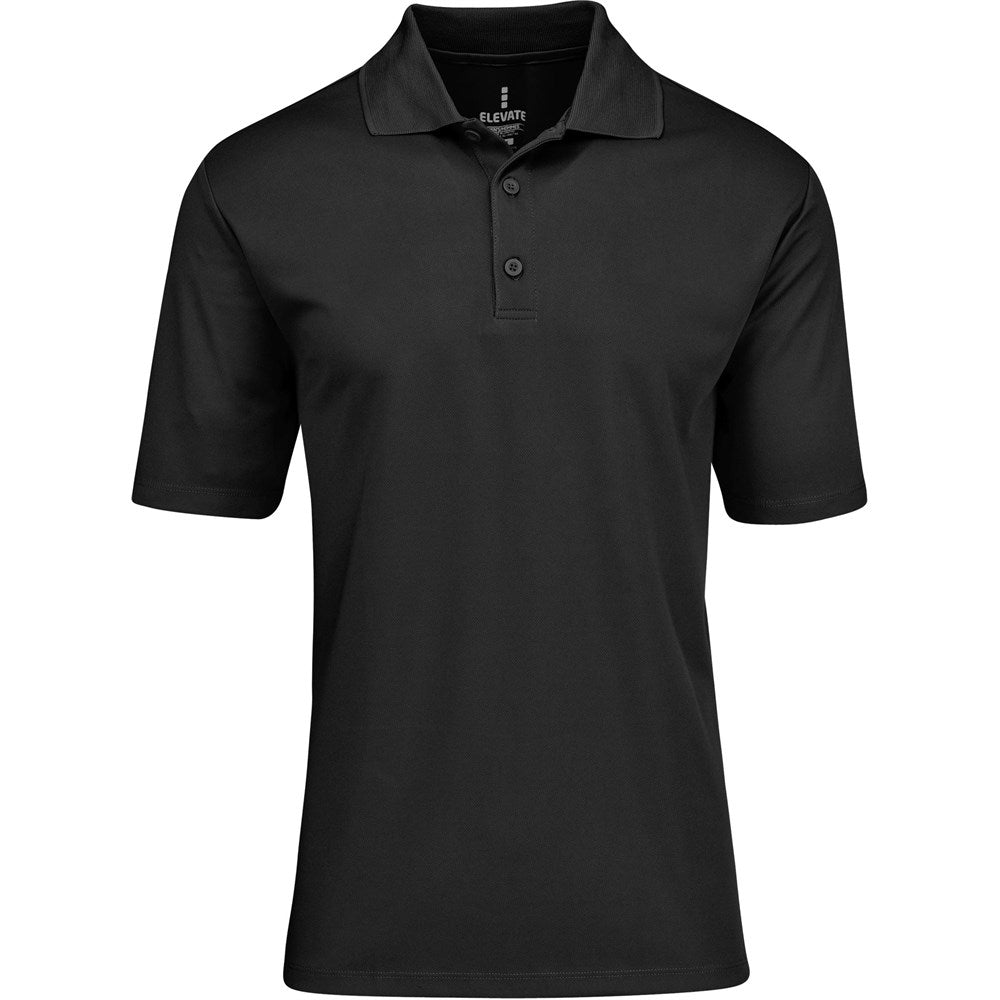 Mens Edge Golf Shirt - Black