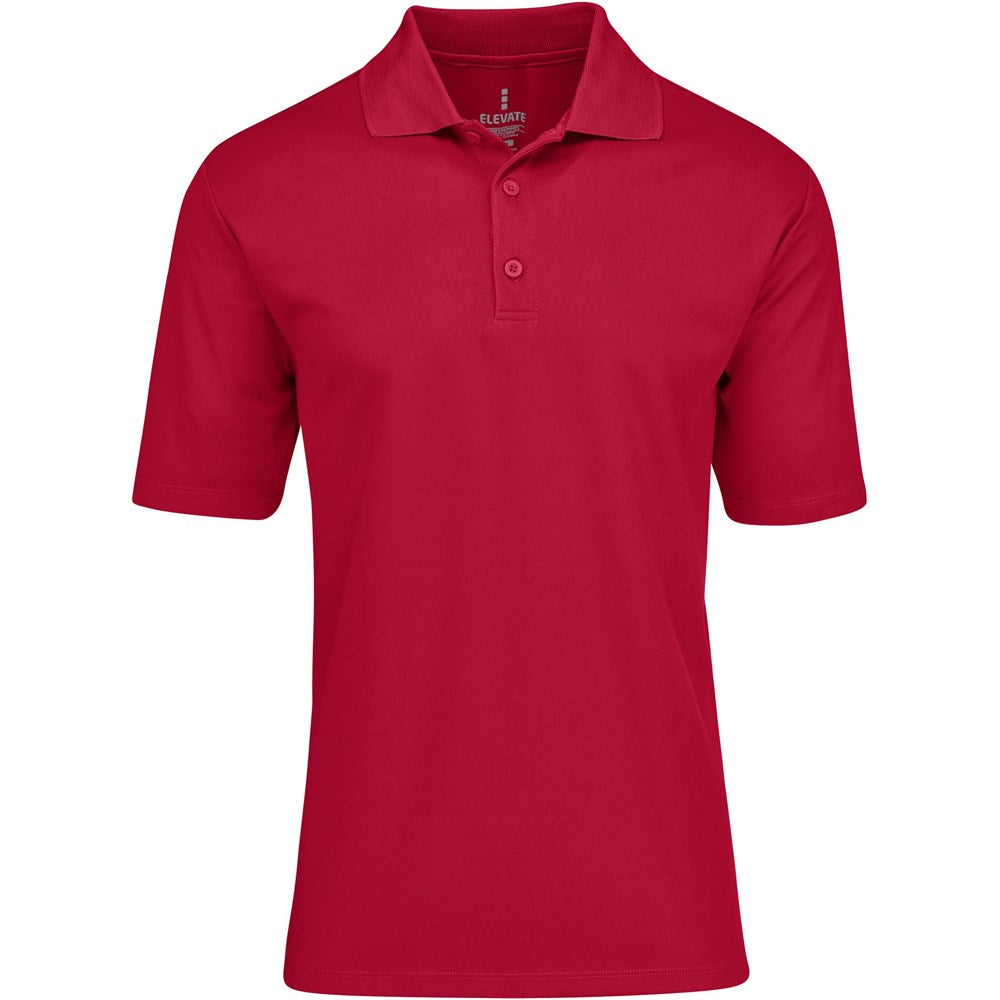 Mens Edge Golf Shirt - Red