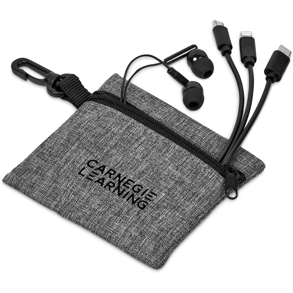 Altitude Zenia Earbuds & Tri-Cable Set - Black
