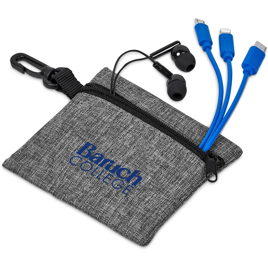 Altitude Zenia Earbuds & Tri-Cable Set - Blue