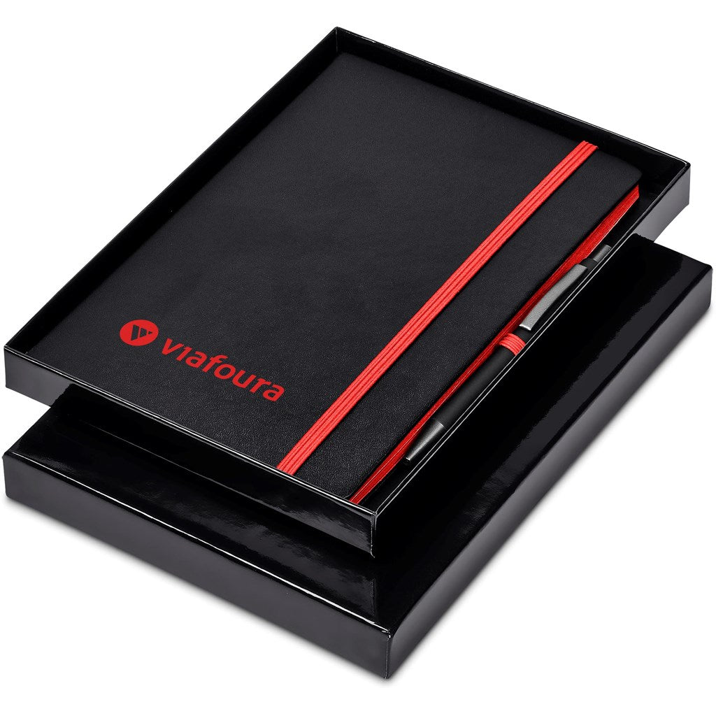 Altitude Carlton Notebook & Pen Set - Red