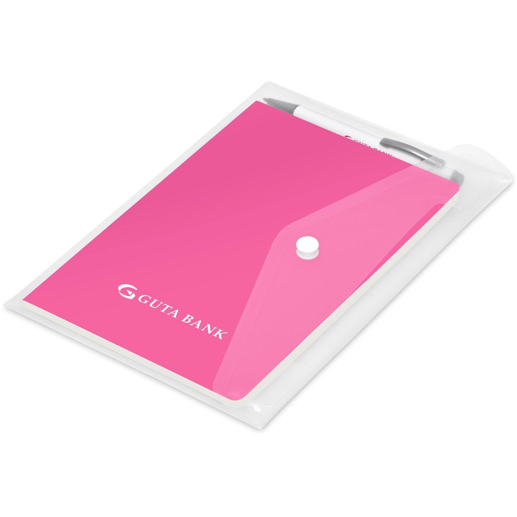 Altitude Mills Notebook & Pen Set - Pink