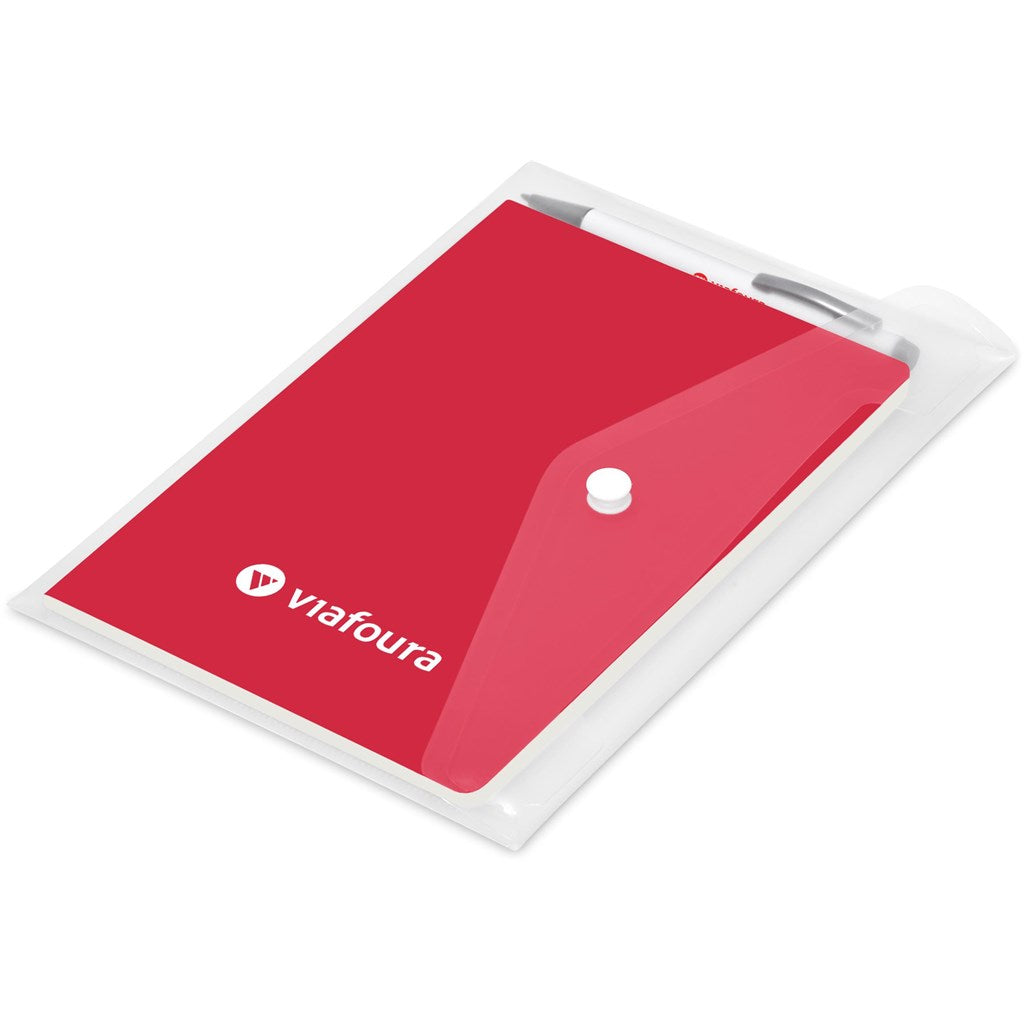 Altitude Mills Notebook & Pen Set - Red
