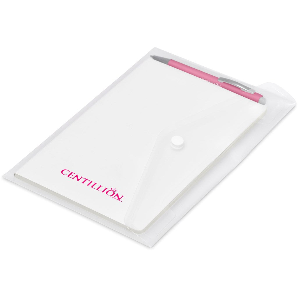 Altitude Nixon Notebook & Pen Set - Pink