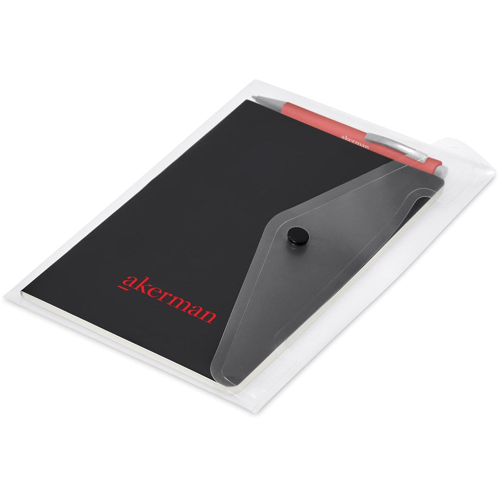 Altitude Perry Notebook & Pen Set - Red