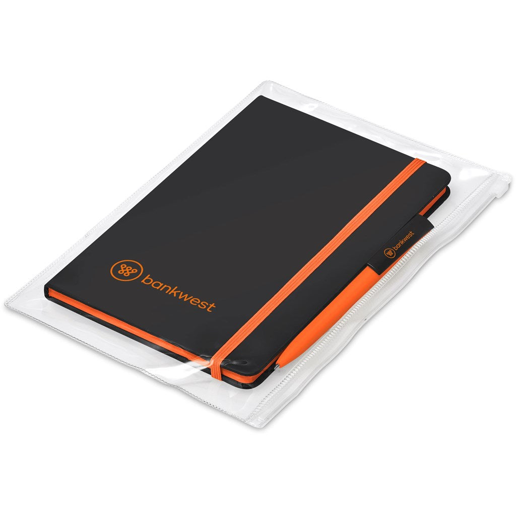 Altitude Johnson Notebook & Pen Set - Orange