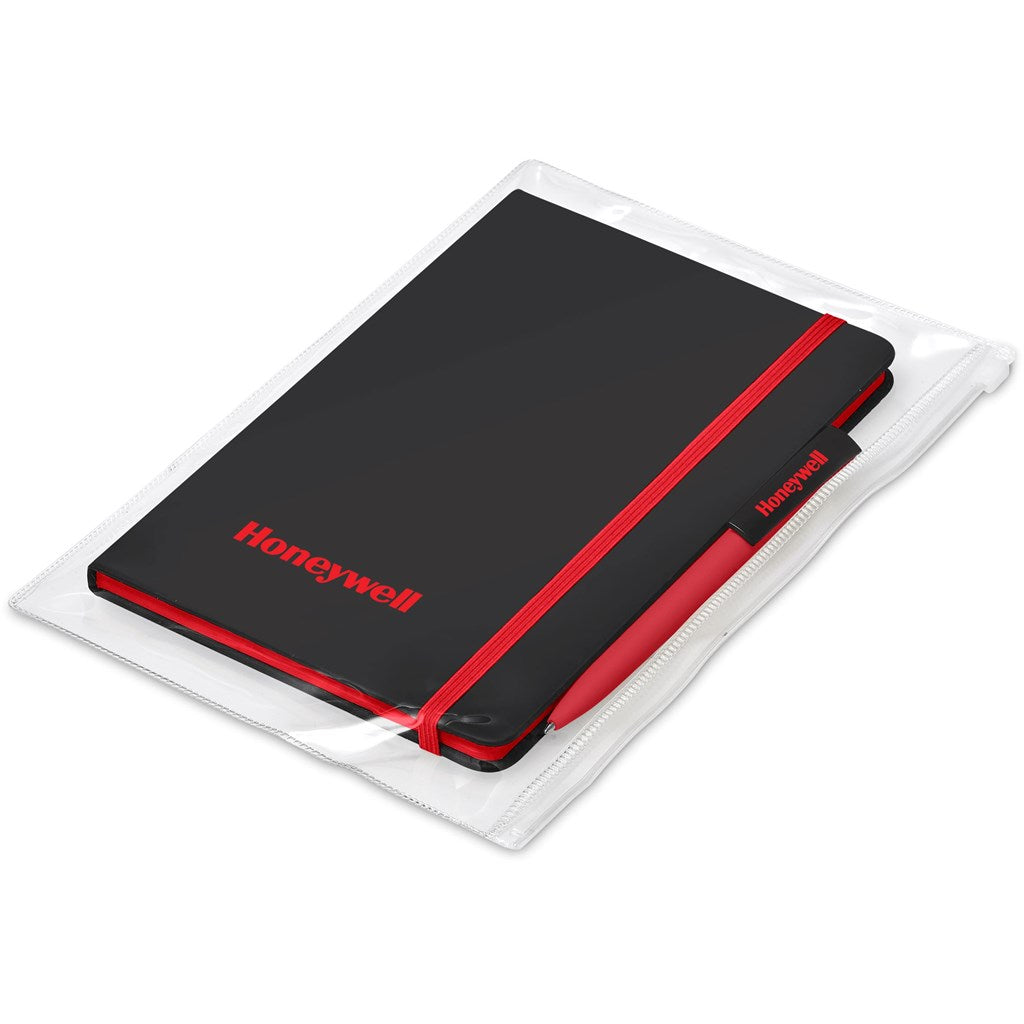 Altitude Johnson Notebook & Pen Set - Red