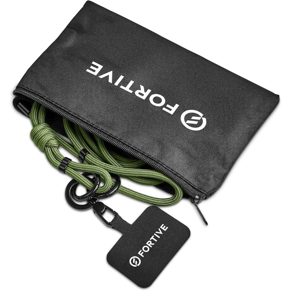 Altitude Prett Crossbody Phone & Bag Strap in Pouch - Military Green