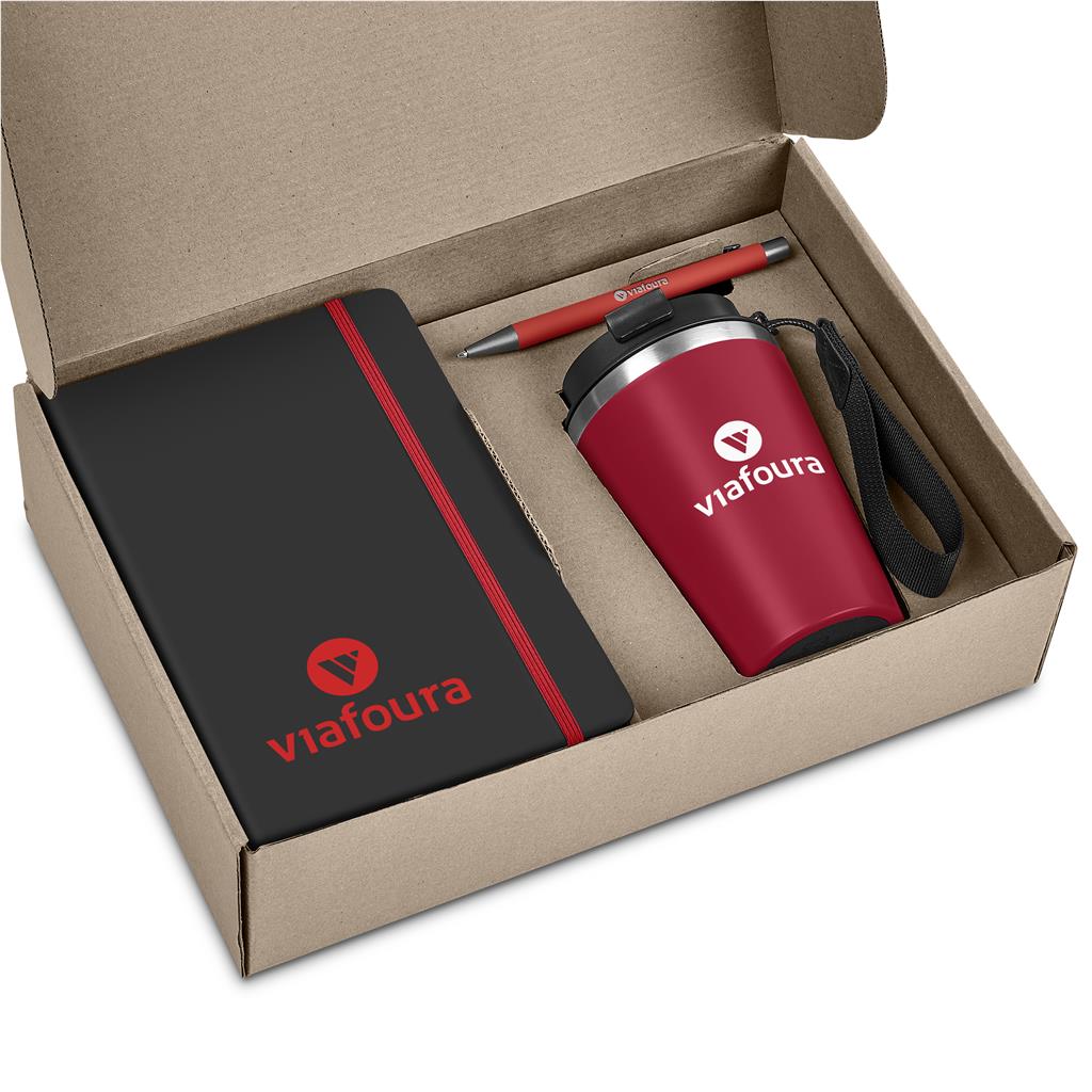 Altitude Poplar Kraft Gift Set - Red