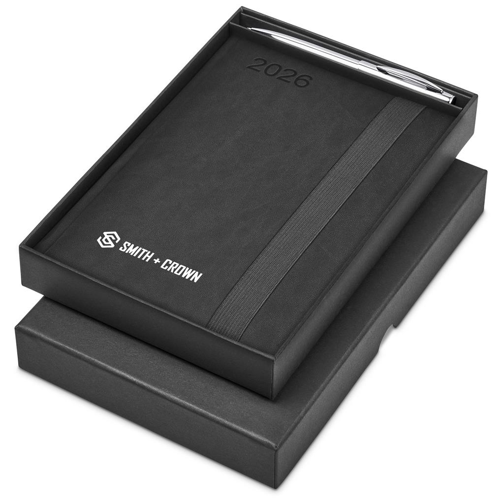 Altitude Advantage A5 2026 Diary & Cypher Pen Set - Black
