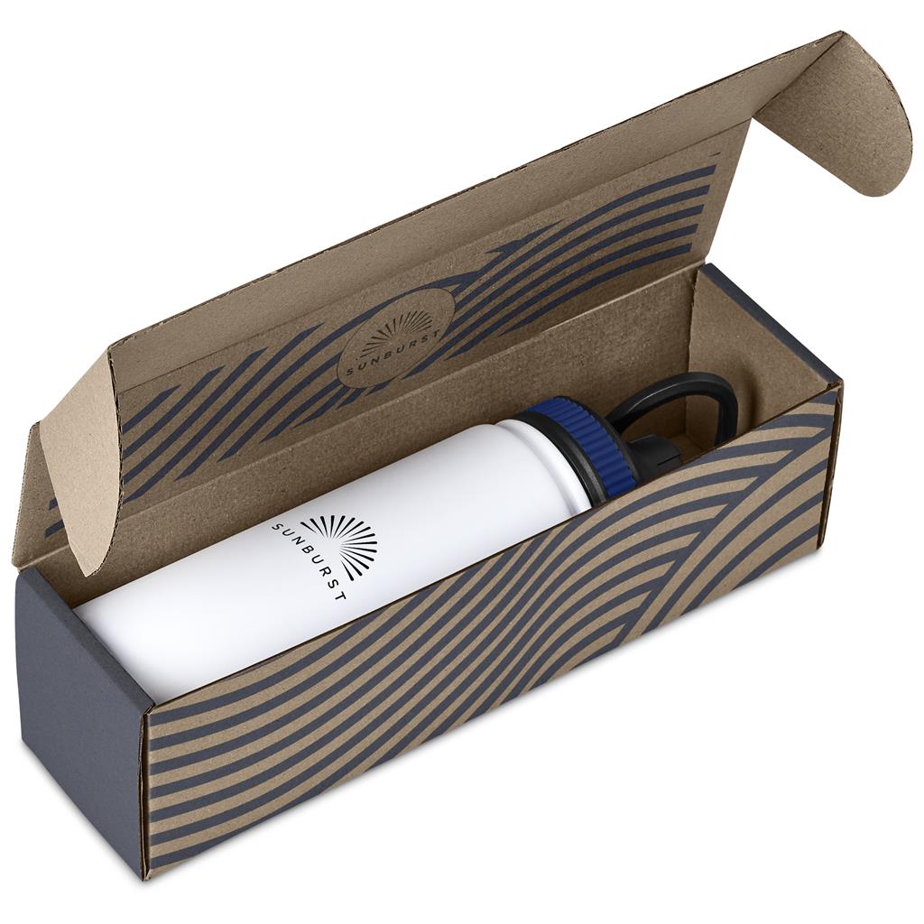 Altitude Tevez Bottle in Bianca Custom Gift Box - Navy