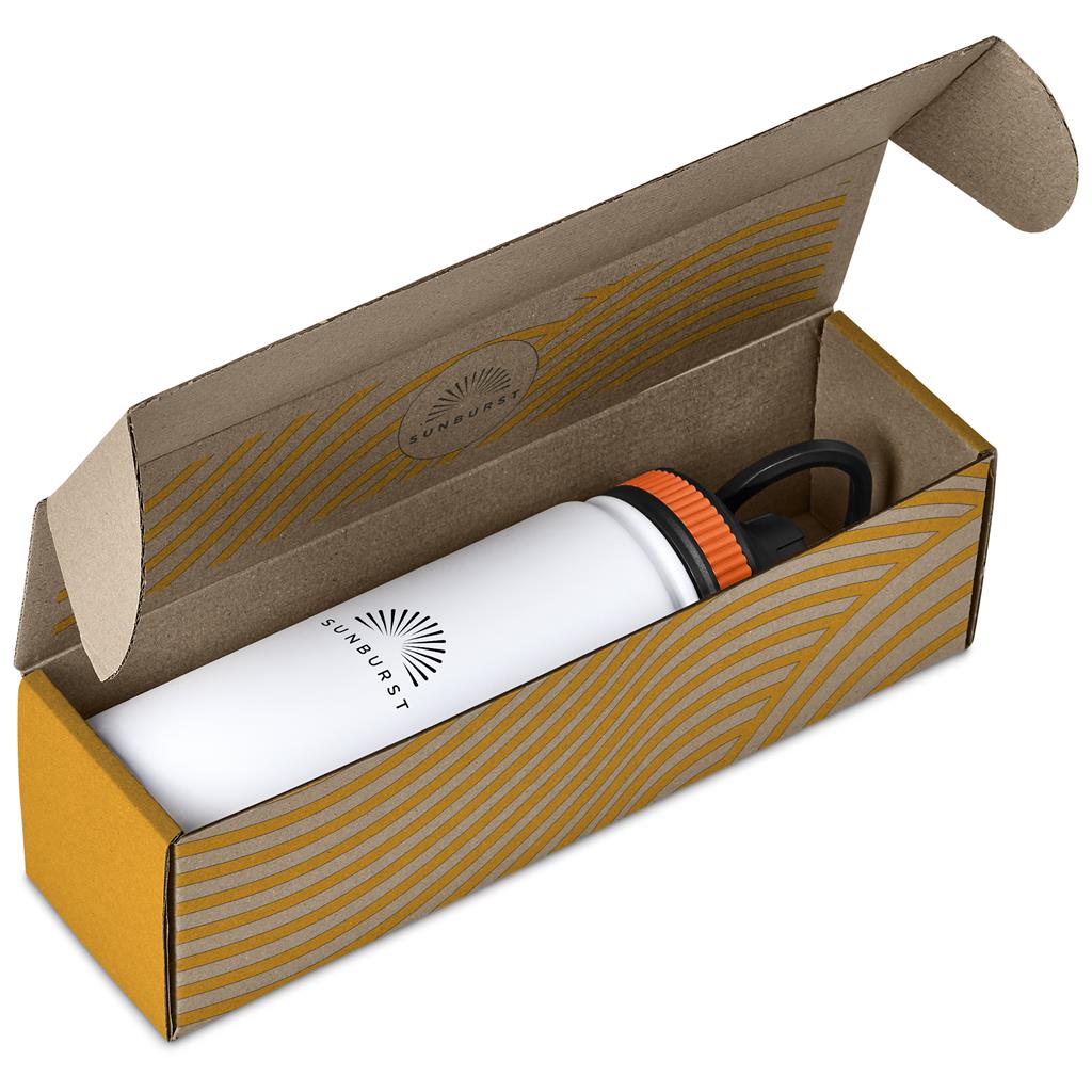 Altitude Tevez Bottle in Bianca Custom Gift Box - Orange