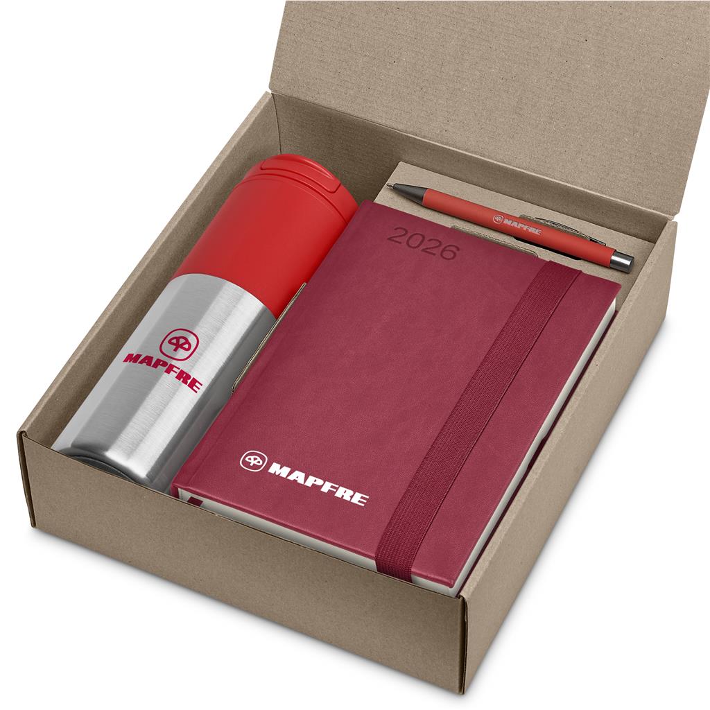 Altitude Tropism Diary Gift Set - Red