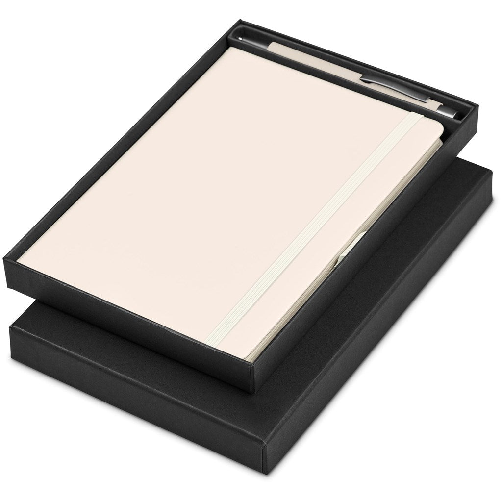 Carson Notebook & Pen Set - Cream