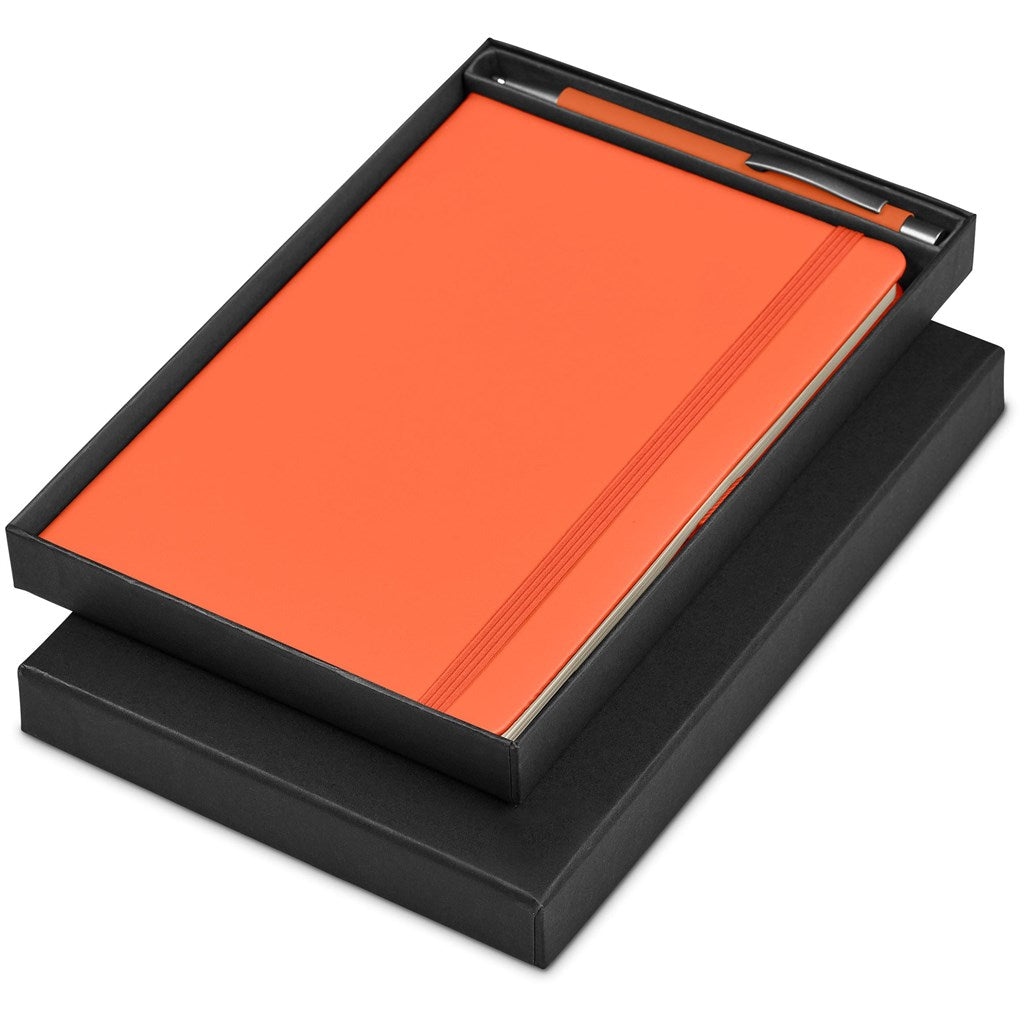 Carson Notebook & Pen Set - Orange