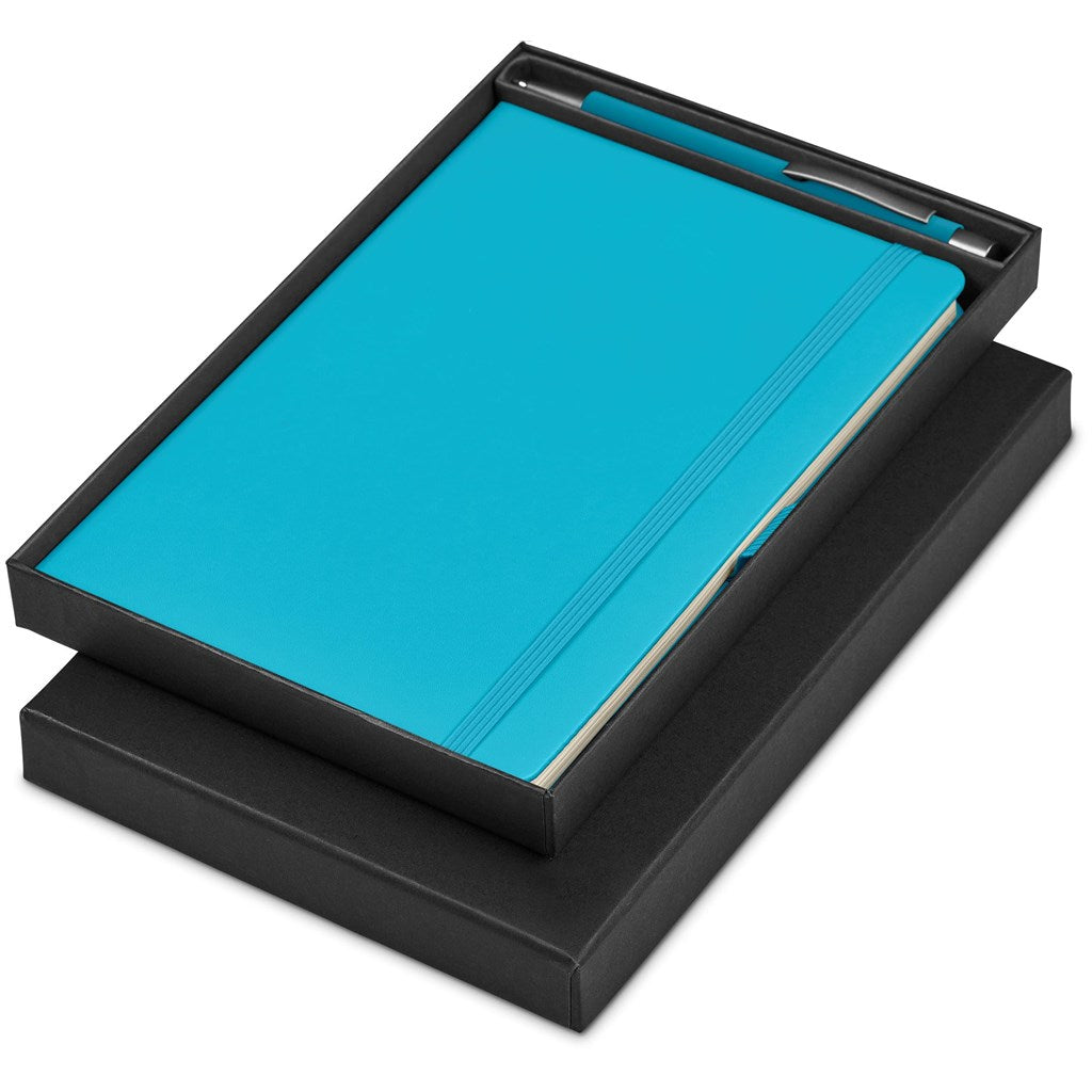 Carson Notebook & Pen Set - Turquoise
