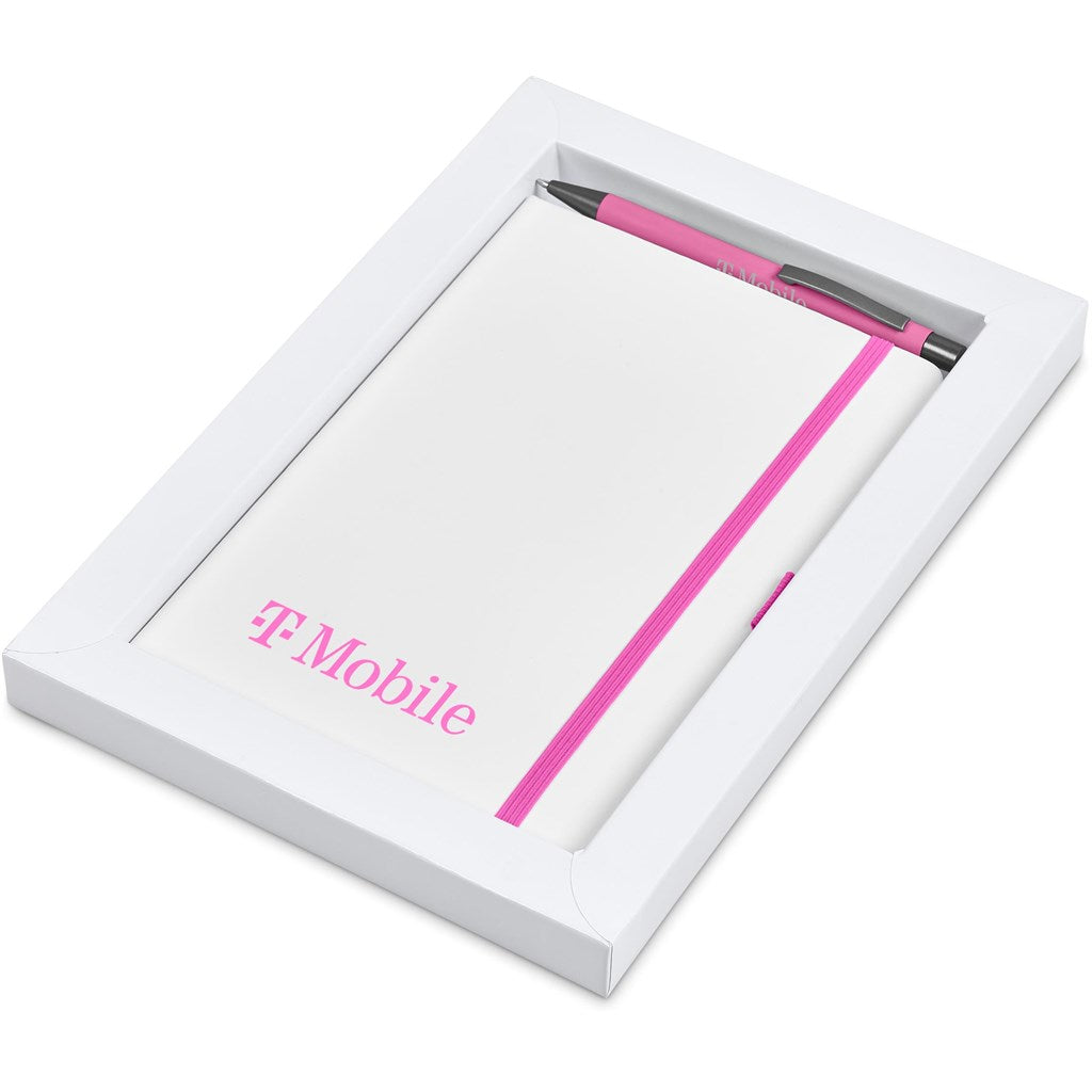 Duncan Notebook & Pen Set - Pink