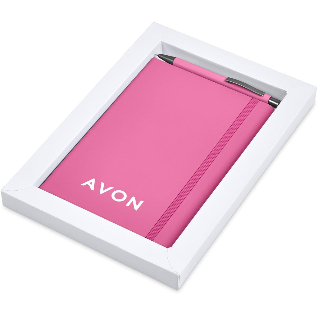 Hibiscus Notebook & Pen Set - Pink