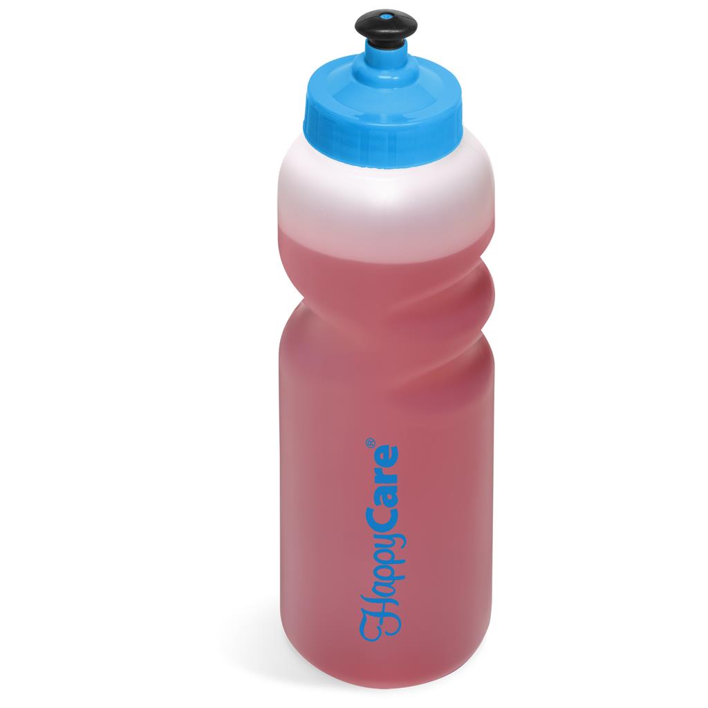 Helix Plastic Water Bottle - 500ml - Cyan