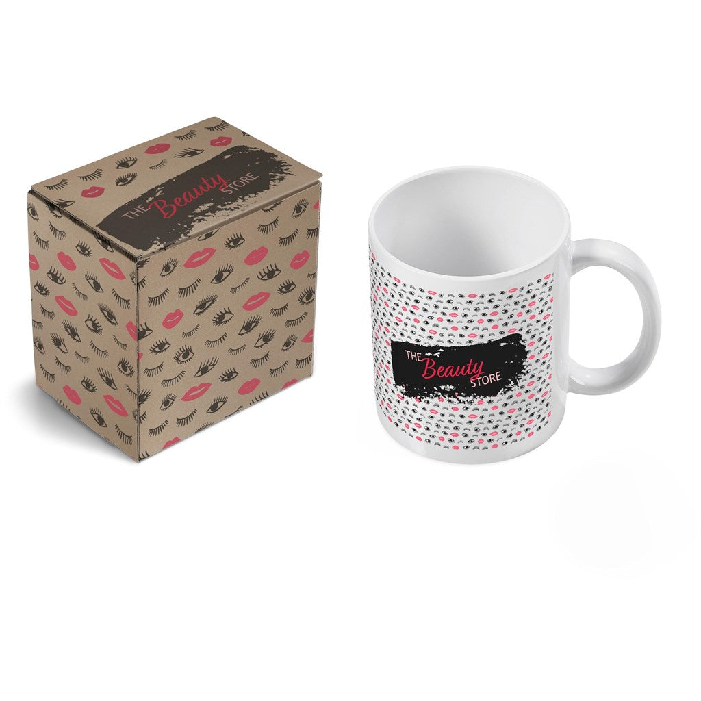Blank Canvas Mug in Bianca Custom Digital Print Gift Box