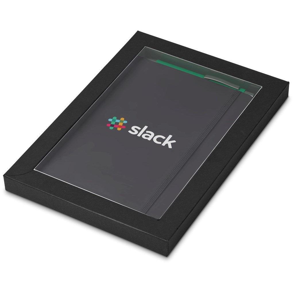 Dahlia Notebook & Pen Set - Green