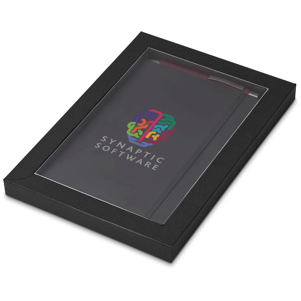 Dahlia Notebook & Pen Set - Maroon