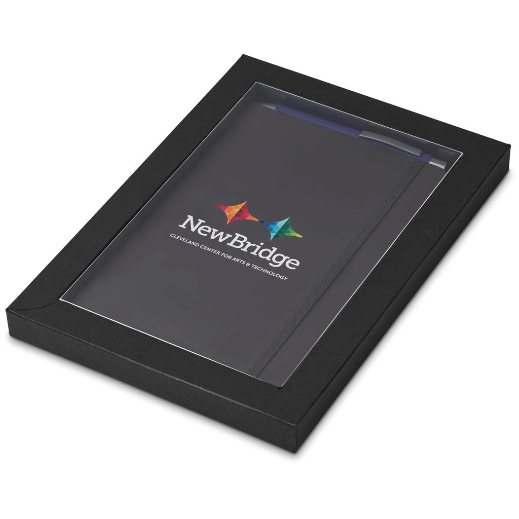 Dahlia Notebook & Pen Set - Navy