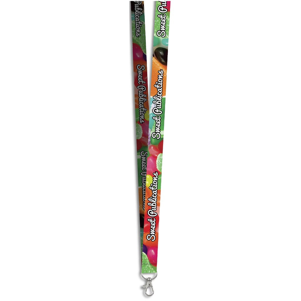 Altitude Snap Hook Clip Double-Sided Sublimation Satin Lanyard
