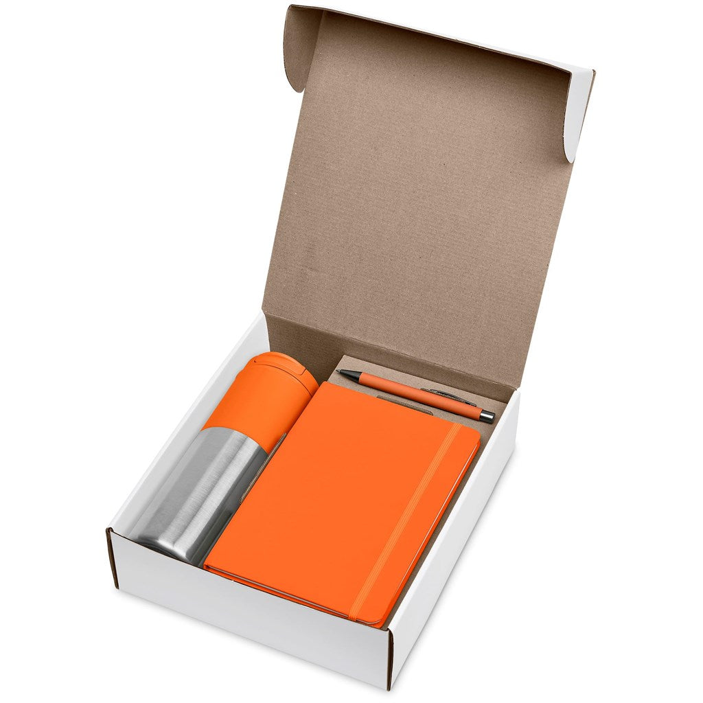 Watson White Gift Set - Orange