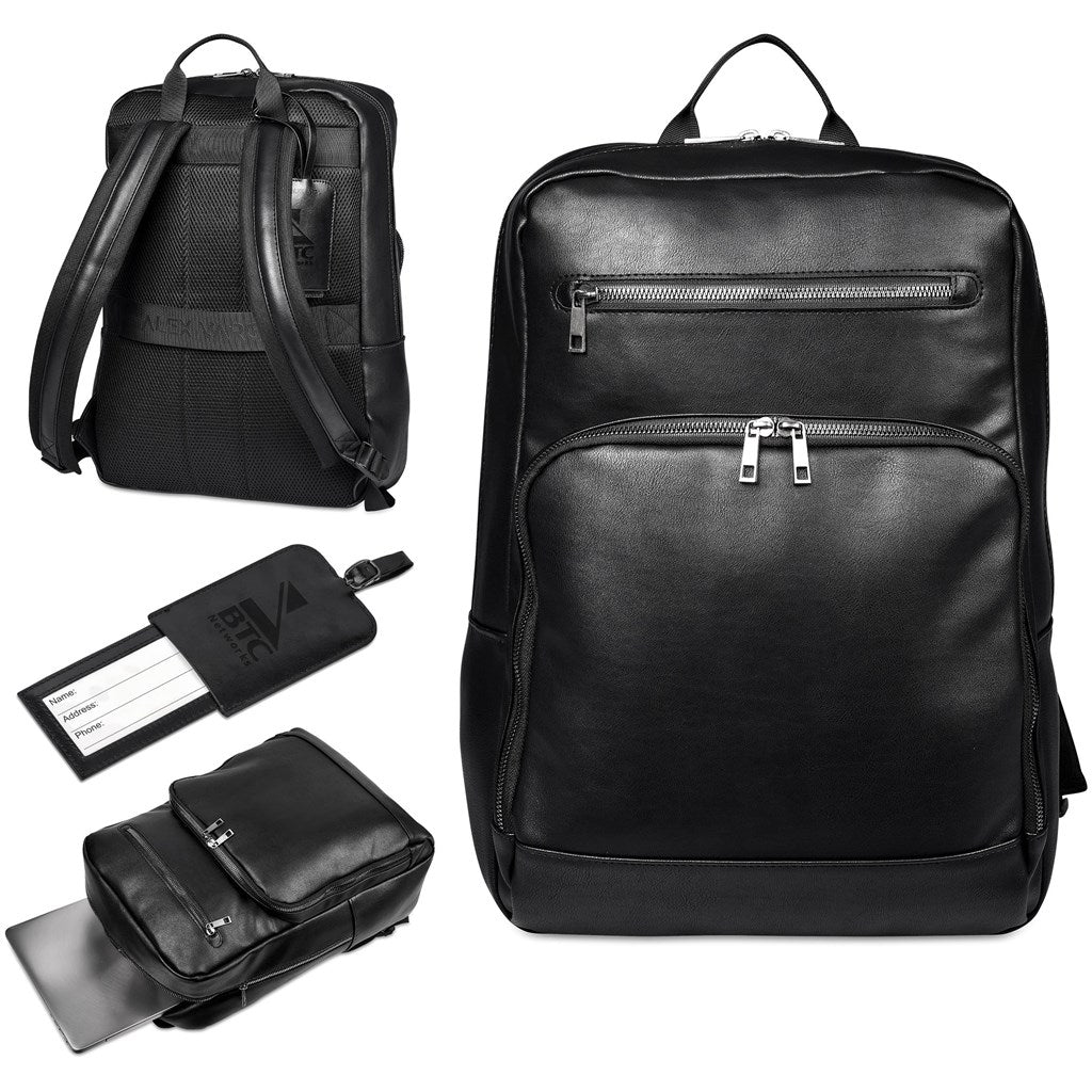 Alex Varga Claska Laptop Backpack - Black