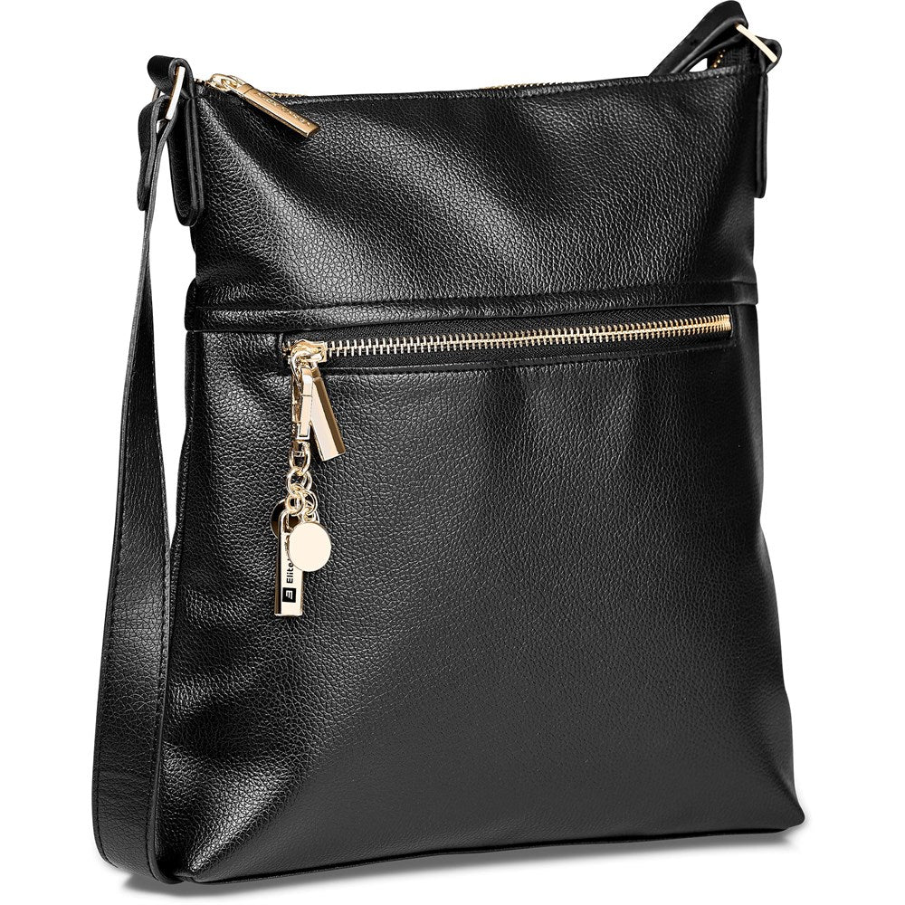 Alex Varga Onassis Crossbody Handbag - Black