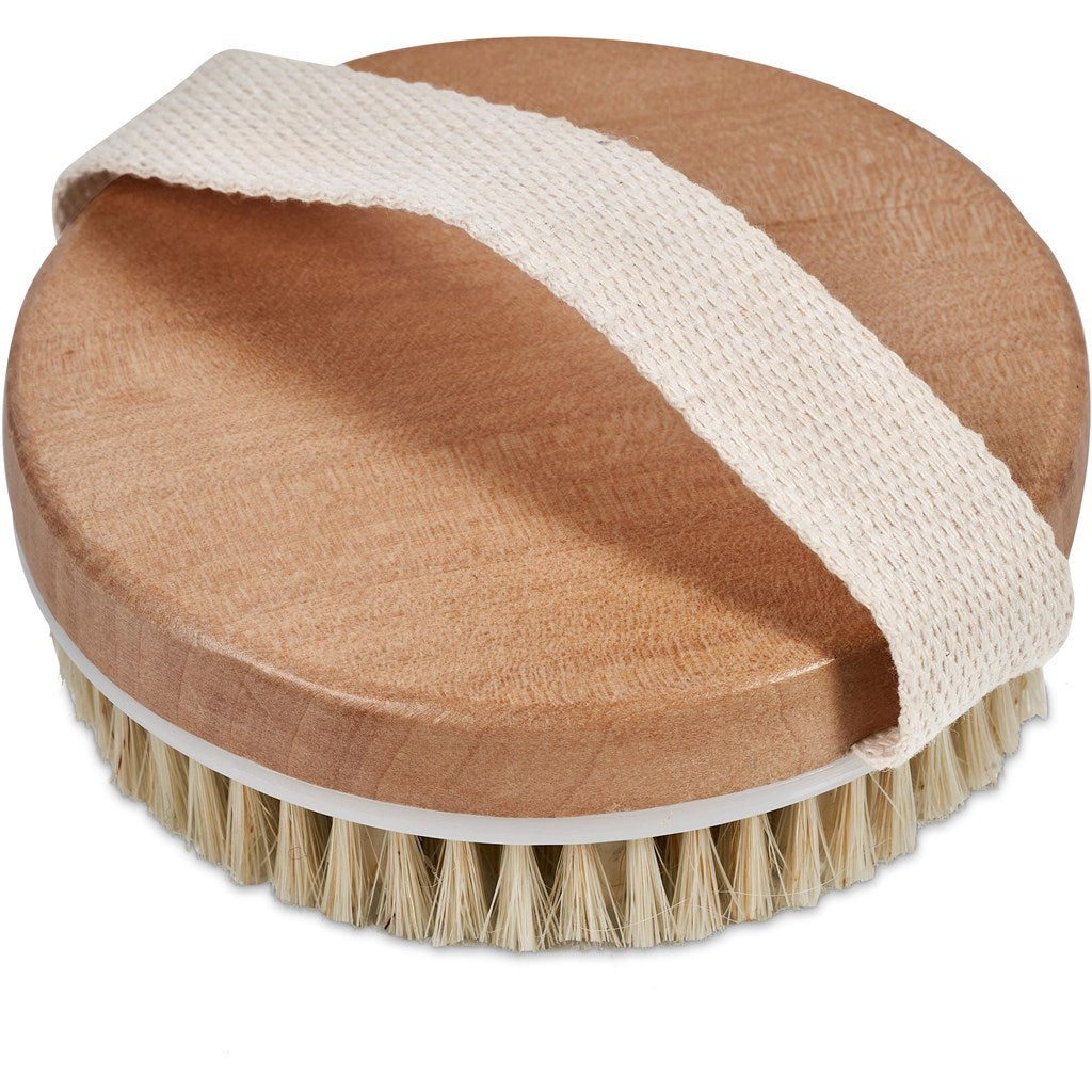 Eva & Elm Aura Bath Massage & Exfoliate Brush - Natural