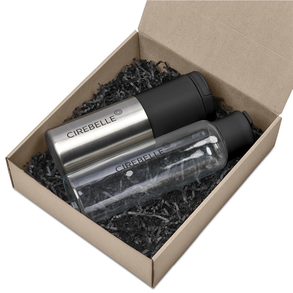 Kooshty Tyboost Drinkware Set - Black