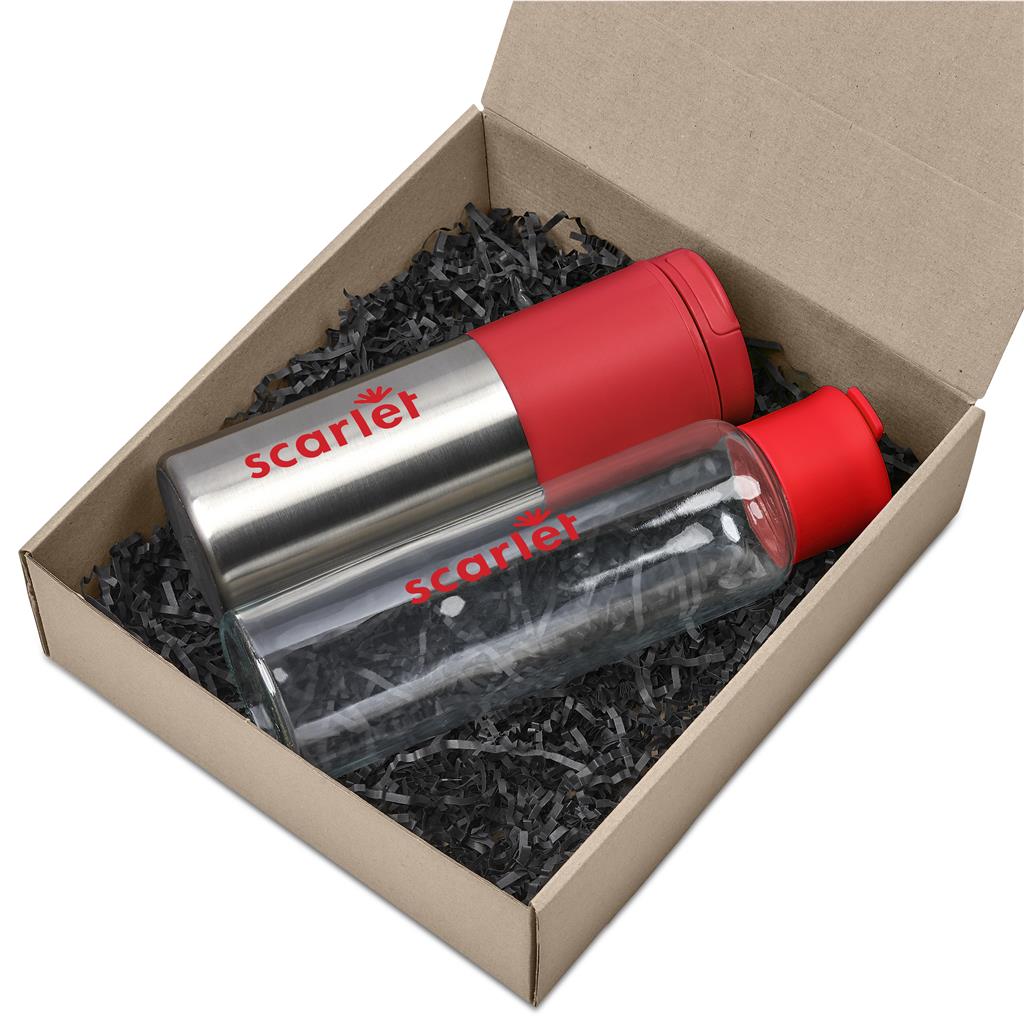 Kooshty Tyboost Drinkware Set - Red