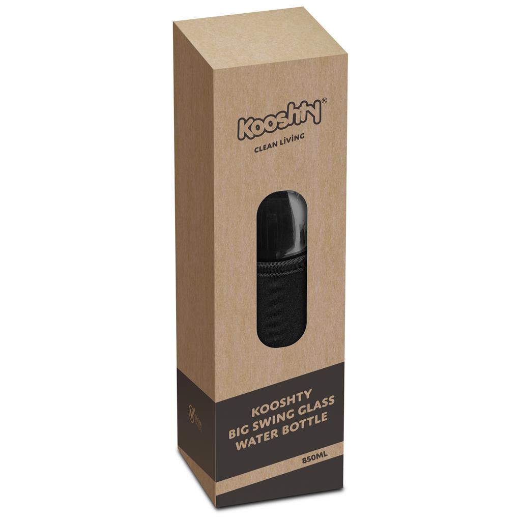 Kooshty Hands-Free Glass Water Bottle – 850ml