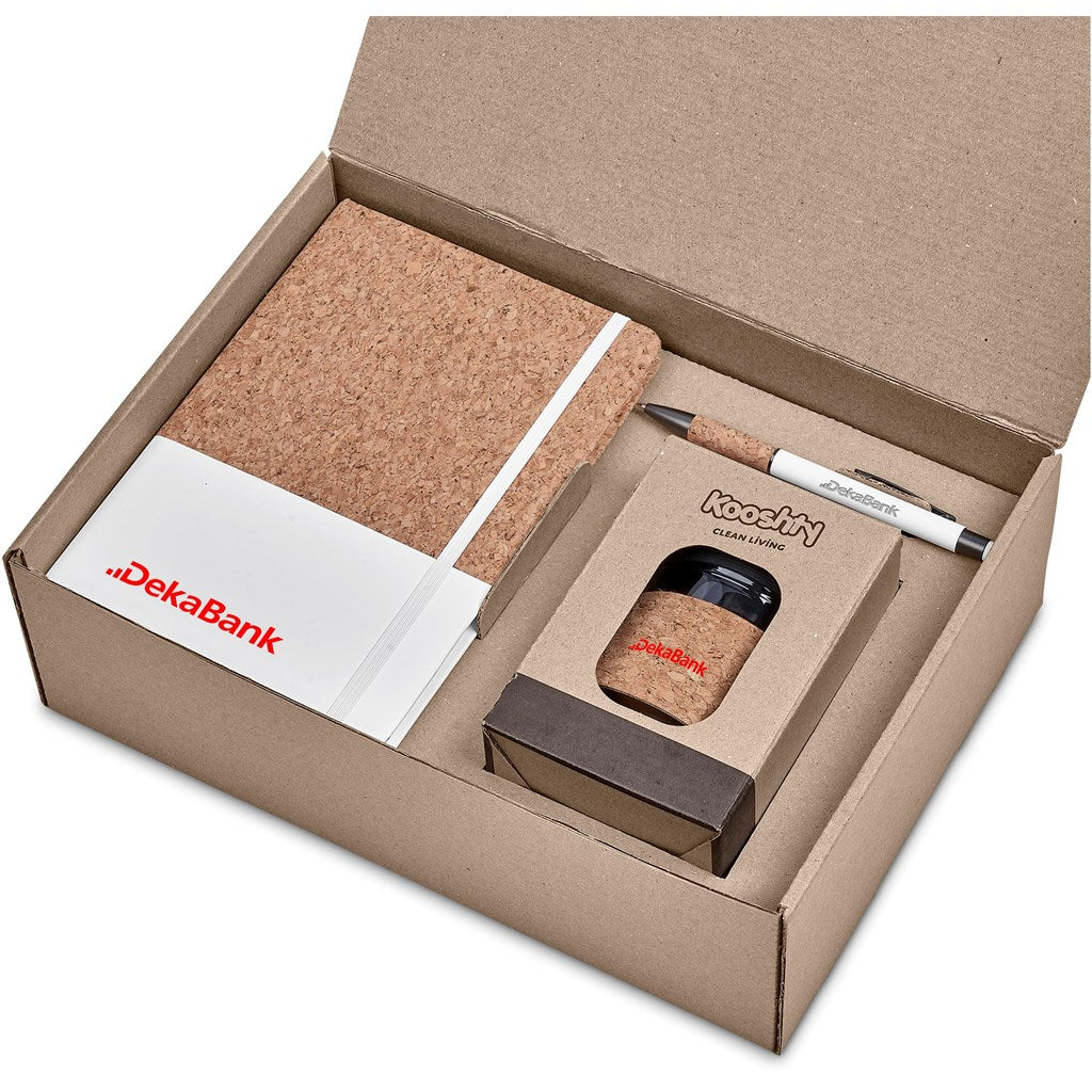 Kooshty Koberry Kraft Gift Set - Solid White