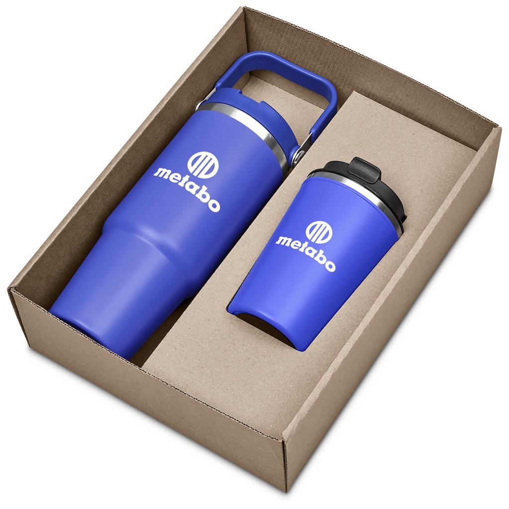 Kooshty Waikos Drinkware Gift Set - Blue