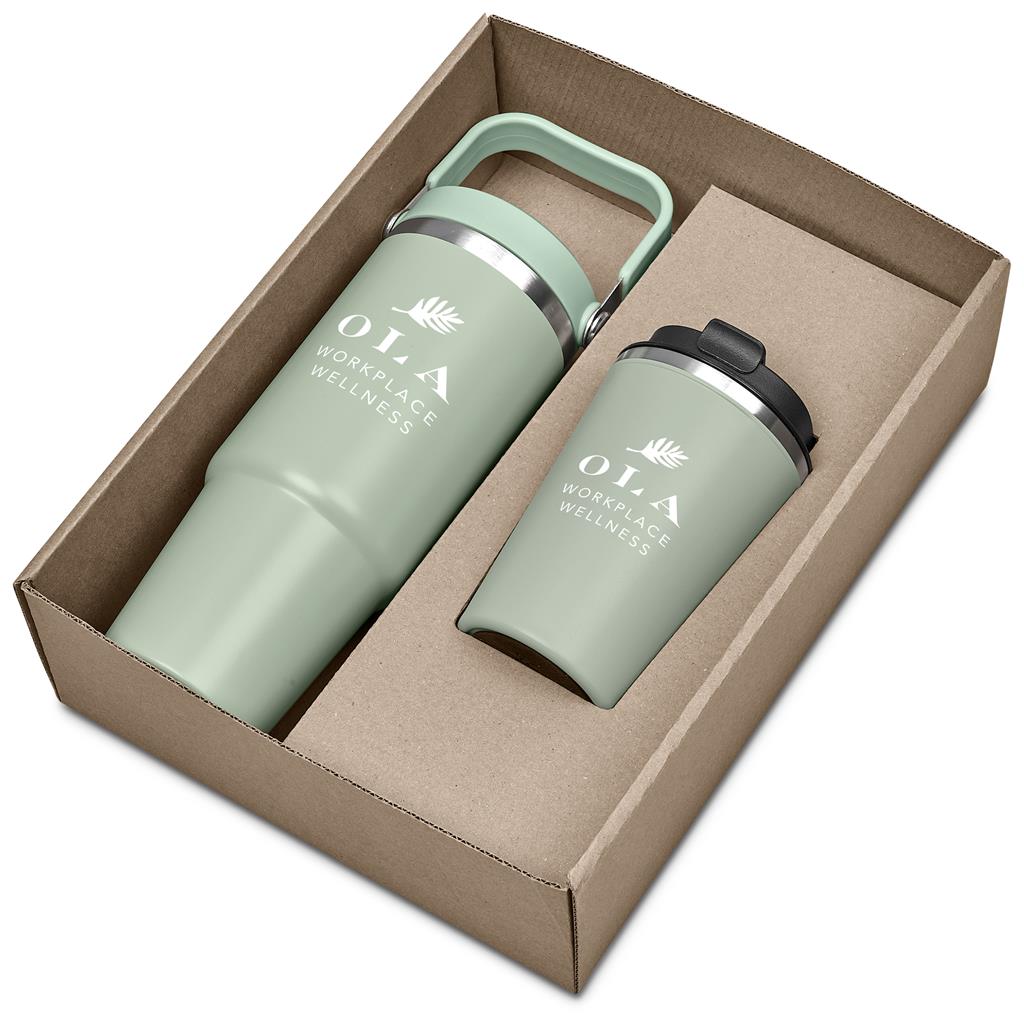 Kooshty Waikos Drinkware Gift Set - Sage