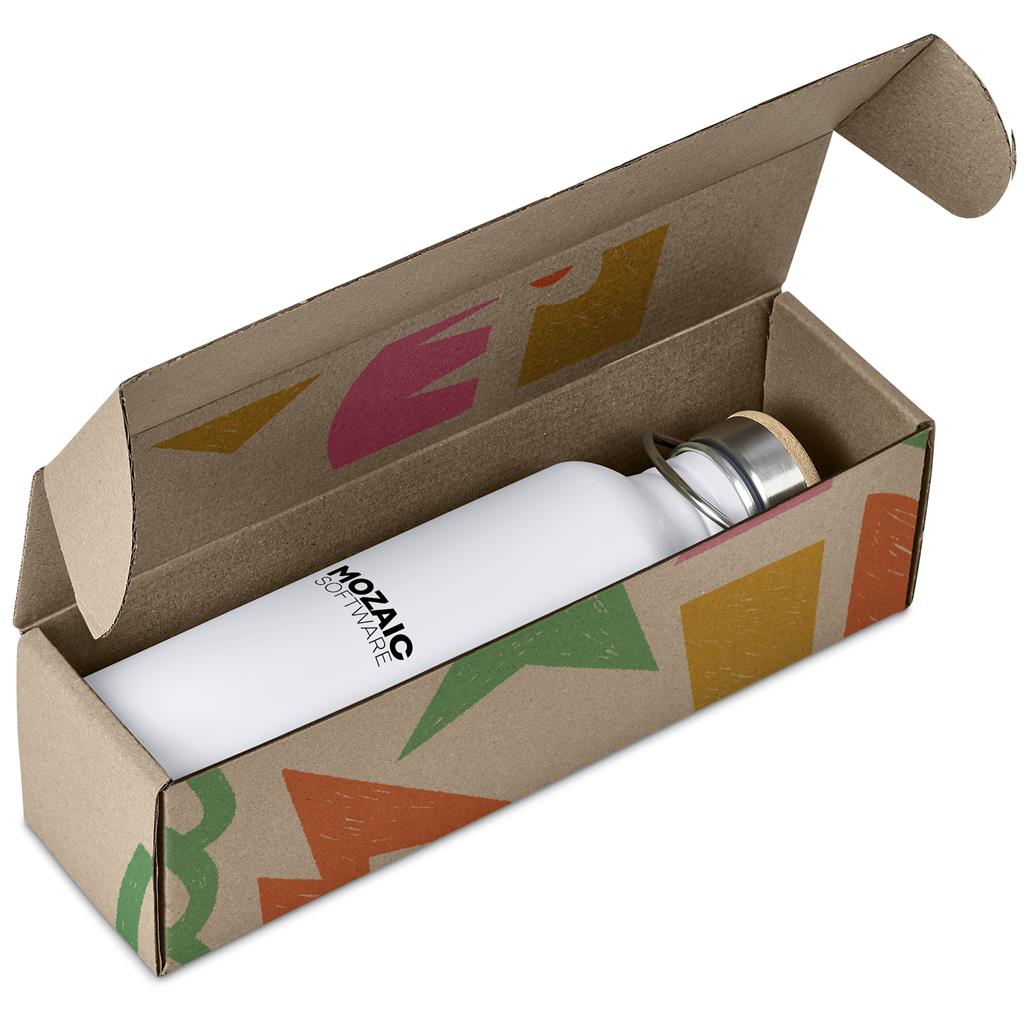 Kooshty Tugela Bottle in Bianca Custom Gift Box - Solid White
