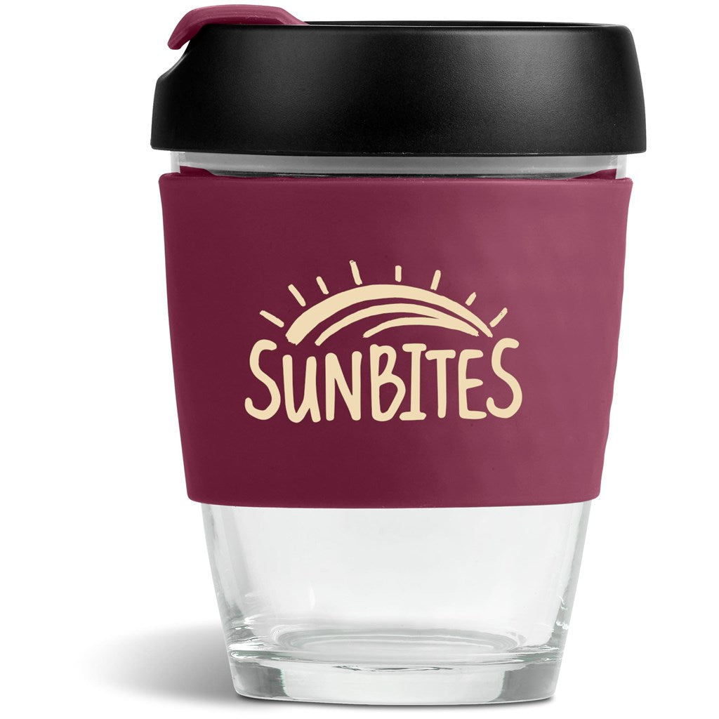 Kooshty Samba Glass Kup – 340ml - Maroon