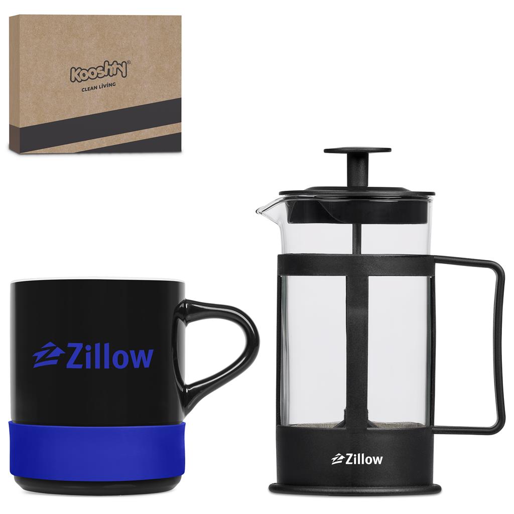 Kooshty Mixalot Black Koffee Set - Blue