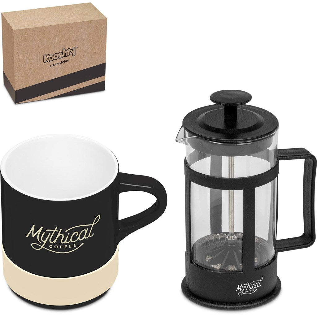 Kooshty Mixalot Black Koffee Set - Cream