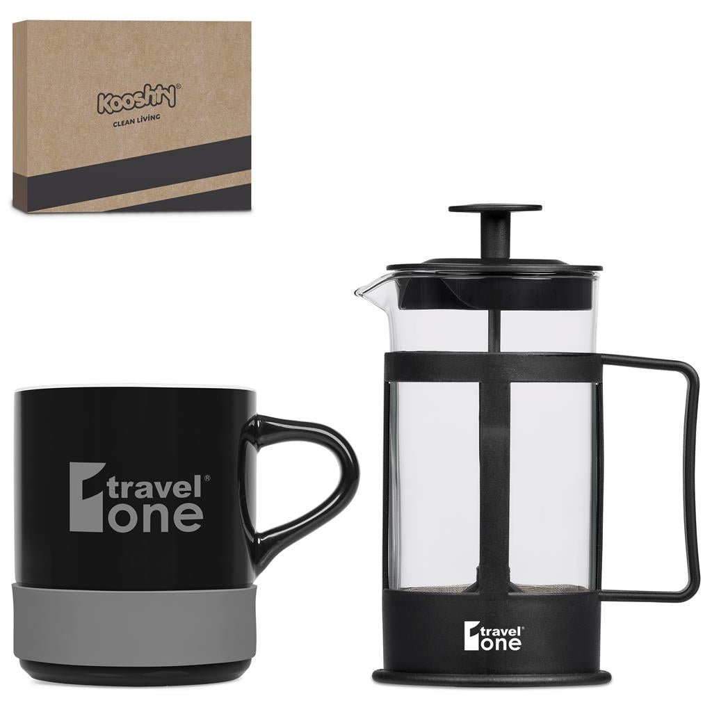 Kooshty Mixalot Black Koffee Set - Grey