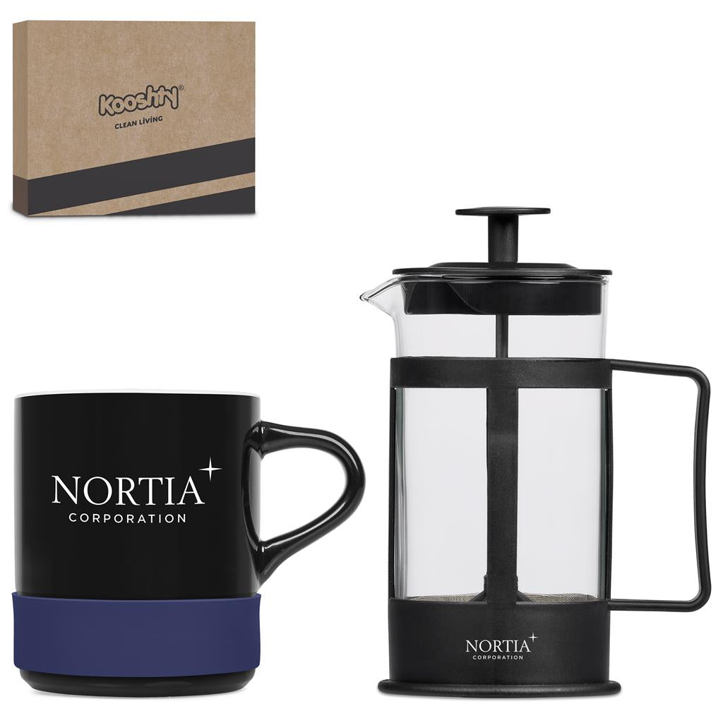 Kooshty Mixalot Black Koffee Set - Navy